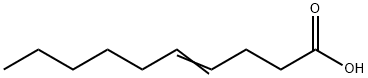 4-癸烯酸, 26303-90-2, 结构式