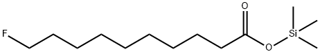 10-Fluorodecanoic acid trimethylsilyl ester,26305-85-1,结构式