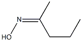 (E)-2-Pentanone oxime Structure