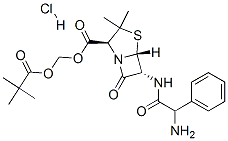 匹氨西林盐酸盐,26309-95-5,结构式