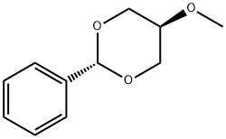 1,3-Dioxane,5-methoxy-2-phenyl-,trans-(9CI) 化学構造式