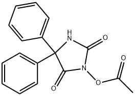 (2,5-dioxo-4,4-diphenyl-imidazolidin-1-yl) acetate,26314-11-4,结构式