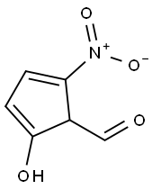 1,4-Cyclopentadiene-1-carboxaldehyde, 5-hydroxy-2-nitro- (9CI),263144-32-7,结构式