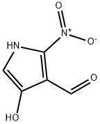 1H-Pyrrole-3-carboxaldehyde, 4-hydroxy-2-nitro- (9CI) 结构式