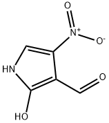 1H-Pyrrole-3-carboxaldehyde, 2-hydroxy-4-nitro- (9CI) Struktur