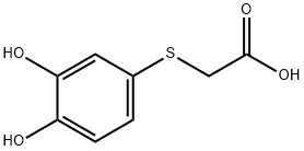 Acetic acid, [(3,4-dihydroxyphenyl)thio]- (9CI) Struktur
