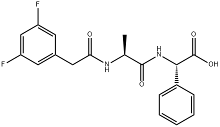 Glycine, N-[(3,5-difluorophenyl)acetyl]-L-alanyl-2-phenyl-, (2S)-|(2S)-N-[(3,5-二氟苯基)乙酰基]-L-丙氨酰基-2-苯基-甘氨酸