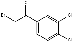 3,4-ジクロロフェナシルブロミド 化学構造式