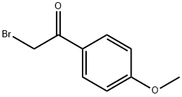 对甲氧基-α-溴代苯乙酮,2632-13-5,结构式