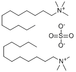 Bis(dodecyltrimethylammonium) sulfate 化学構造式