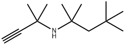 1,1-二甲基-N-叔辛基炔丙基胺, 263254-99-5, 结构式