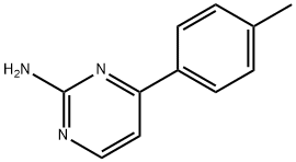 2-AMINO-4-(4-METHYLPHENYL)PYRIMIDINE Structure