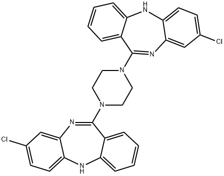 氯氮平杂质B, 263366-81-0, 结构式