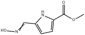 1H-Pyrrole-2-carboxylicacid,5-[(hydroxyimino)methyl]-,methylester(9CI) Struktur