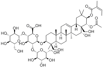 七叶皂苷 IB 结构式