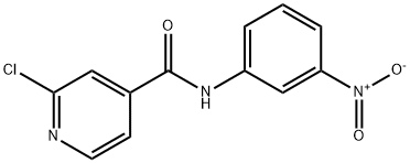 2-Chloro-N-(3-nitrophenyl)-4-pyridinecarboxamide,263400-90-4,结构式