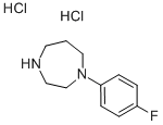 1-(4-氟苯基)高哌嗪二盐酸盐,263409-96-7,结构式