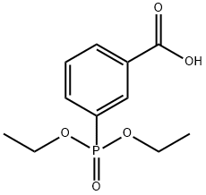 Diethyl (3-carboxyphenyl)phosphonate, 26342-23-4, 结构式