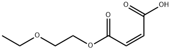 2-ethoxyethyl hydrogen maleate  Structure