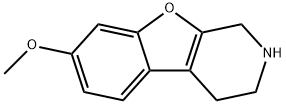 7-METHOXY-1,2,3,4-TETRAHYDRO-BENZOFURO[2,3-C]PYRIDINE Struktur