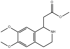 1-Isoquinolineacetic acid, 1,2,3,4-tetrahydro-6,7-dimethoxy-, methyl ester