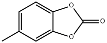 1,3-Benzodioxol-2-one,  5-methyl-,26358-44-1,结构式