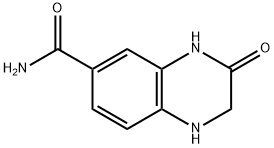 6-Quinoxalinecarboxamide,1,2,3,4-tetrahydro-3-oxo-(9CI) Struktur