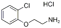 2-(2-クロロフェノキシ)-1-エタンアミン塩酸塩 化学構造式