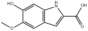 6-hydroxy-5-methoxy-2-indolylcarboxylic acid,2638-99-5,结构式