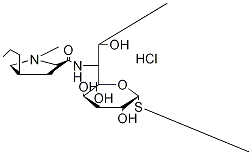 7-Epi LincoMycin Hydrochloride Salt 化学構造式