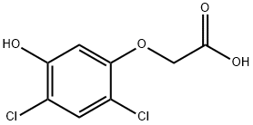 2,4-Dichloro-5-hydroxyphenoxyacetic acid 结构式