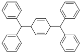 3,6-Bis(diphenylmethylene)-1,4-cyclohexadiene 化学構造式