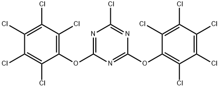 26396-34-9 2-Chloro-4,6-bis[(pentachlorophenyl)oxy]-1,3,5-triazine