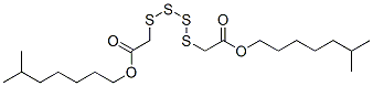 diisooctyl 2,2'-tetrathiodiacetate 结构式