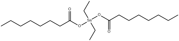 Diethylbis(octanoyloxy)stannane,2641-56-7,结构式