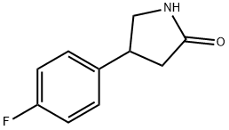 4-(4-氟苯基)-2-吡咯烷酮,264122-82-9,结构式