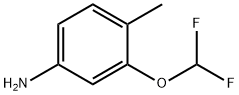 Benzenamine, 3-(difluoromethoxy)-4-methyl- (9CI) Structure