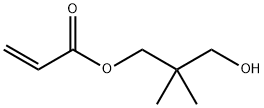 2,2-ジメチルプロパン-1,3-ジオール1-アクリラート 化学構造式