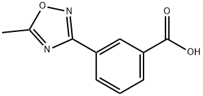 3-(5-甲基-1,2,4-氧二唑-3-基)苯甲酸, 264264-32-6, 结构式