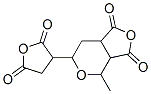 4-(2,5-dioxooxolan-3-yl)-2-methyl-3,8-dioxabicyclo[4.3.0]nonane-7,9-dione Struktur