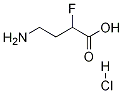 4-aMino-2-fluorobutanoic acid hydrochloride Struktur