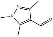 1,3,5-Trimethyl-1H-pyrazole-4-carboxaldehyde Structure