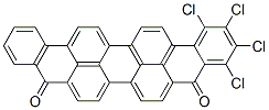 tetrachloroviolanthrene-5,10-dione Struktur