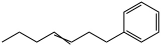 1-フェニル-3-ヘプテン 化学構造式