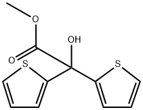 2,2-二噻吩基乙醇酸甲酯,26447-85-8,结构式