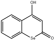 4-ヒドロキシ-2H-1-ベンゾセレニン-2-オン 化学構造式