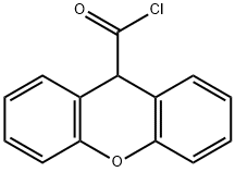 9H-XANTHENE-9-CARBONYL CHLORIDE Structure