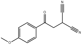 2-(2-OXO-2-(4-METHOXYPHENYL)ETHYL)MALONONITRILE Struktur