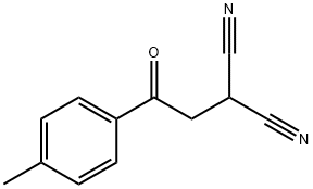 2-(2-氧代-2-对-甲苯基乙基)丙二腈,26454-80-8,结构式