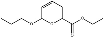 3,6-Dihydro-6-propoxy-2H-pyran-2-carboxylic acid ethyl ester,26457-95-4,结构式